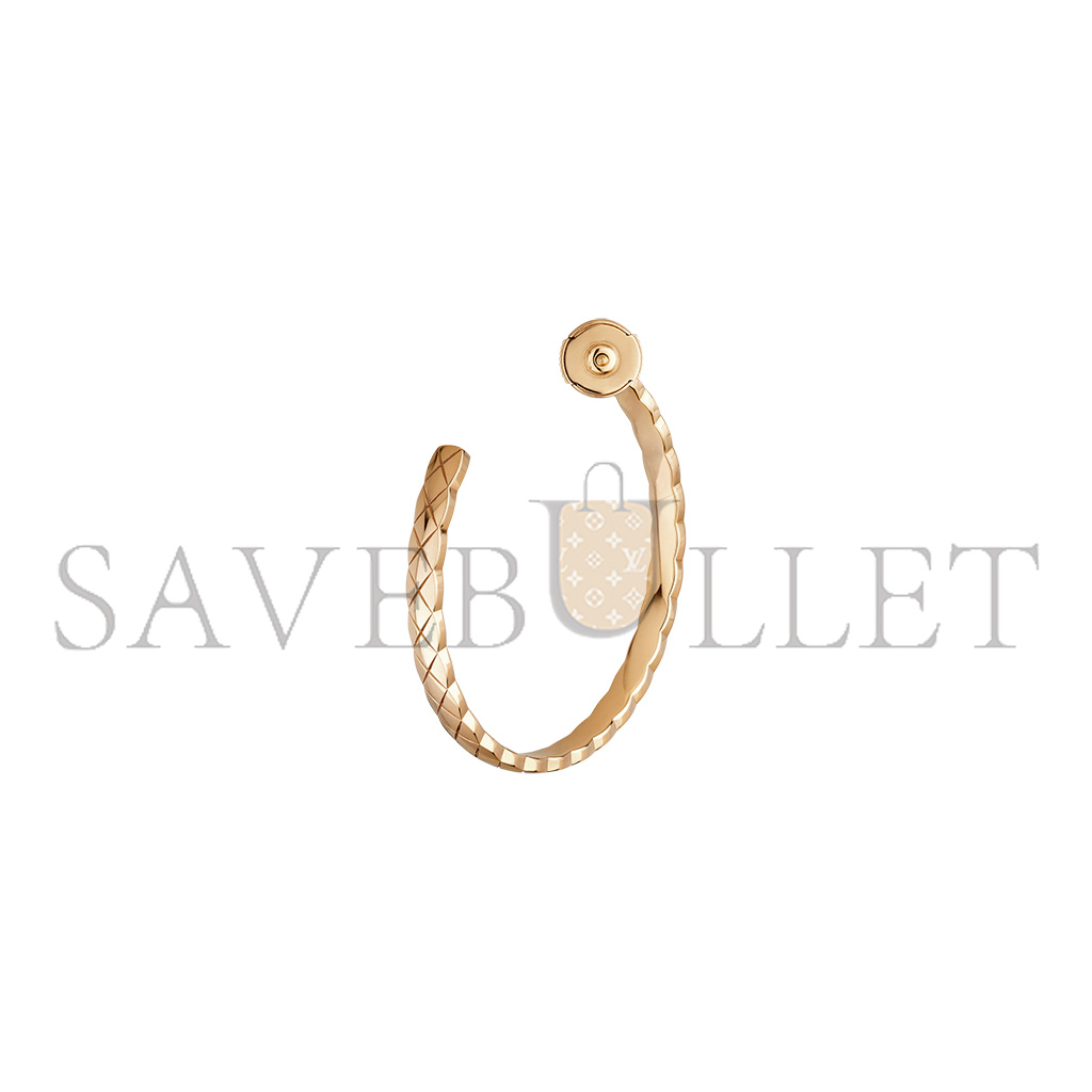 CHANEL COCO CRUSH HOOP EARRINGS J12092